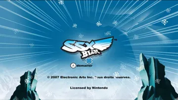 SSX Blur screen shot title